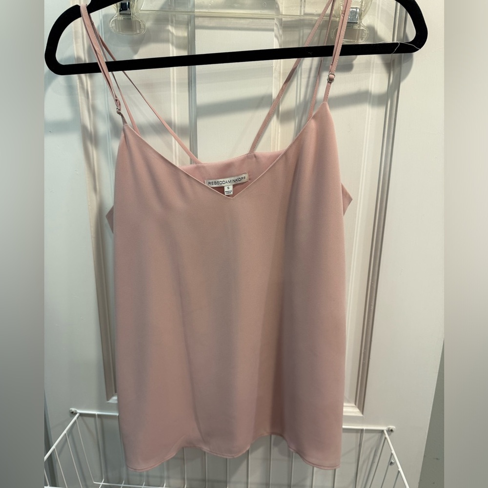 Rebecca Minkoff pink tank top blouse